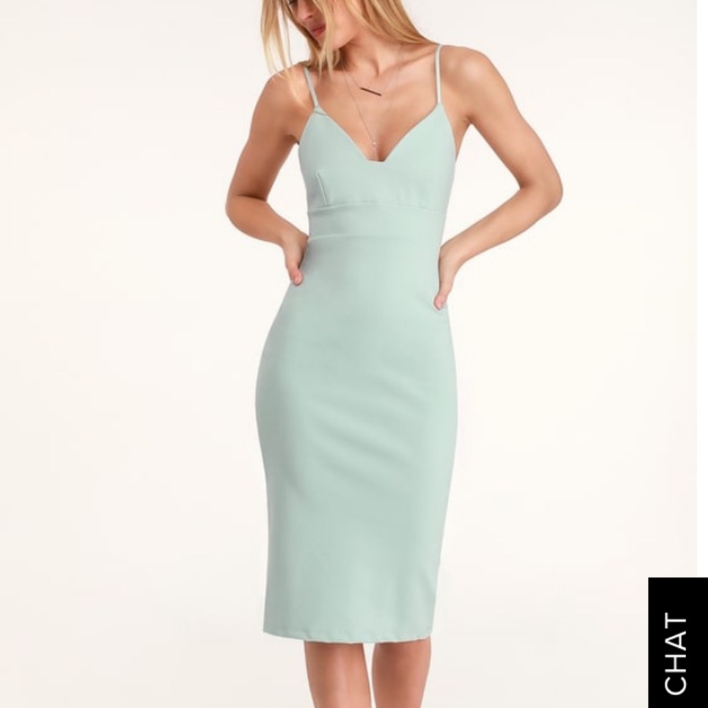 NWT lulus don’t tell em  bodycon midi dress